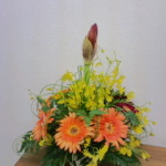 2015/1/15　新年のテイストの入ったフラワーアレンジメント
