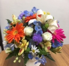 2019/4/19　久しぶりに色々の花を使いました