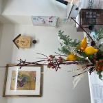 2020/12/22　晒しシダで雪を表現❄️してみました