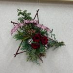 2024/12/24クリスマスリースを星形で作りました。