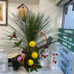 2025/1/5　鍼灸院のお正月花